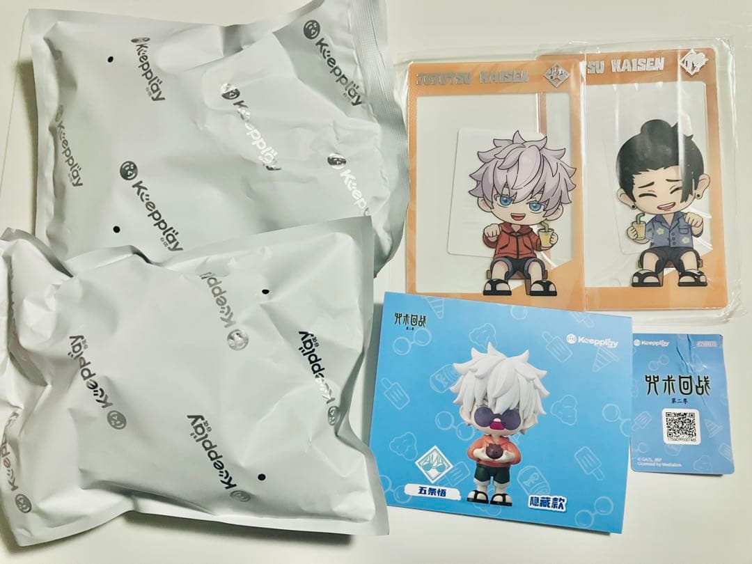 【カード破損】呪術廻戦　中国限定 ミニ フィギュア　シークレット　五条悟 呪術廻戦 懐玉・玉折 Tiny Melties ミニフィギュア“五条悟&夏油傑