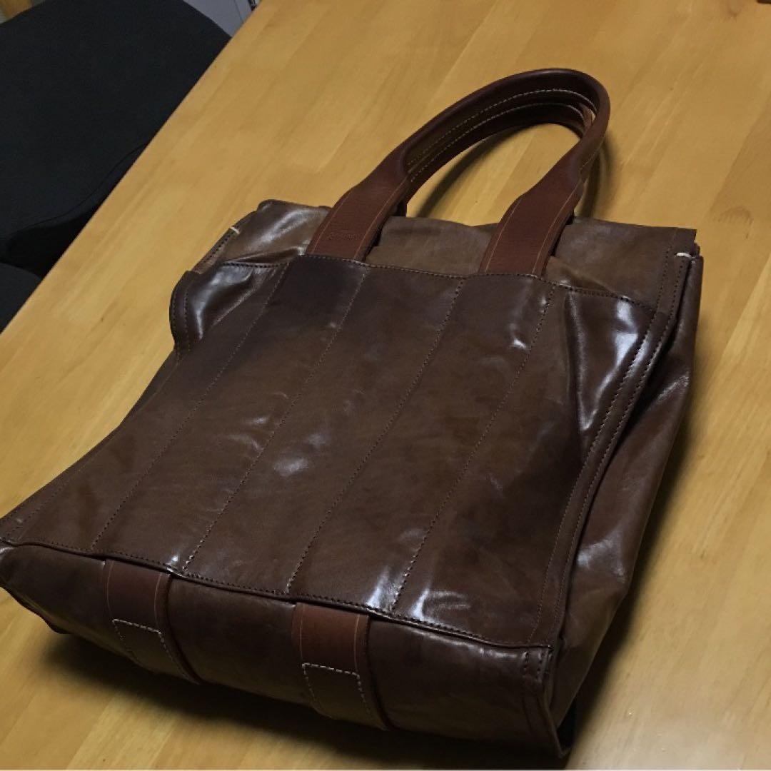 yoro　dan genten レザー トートバッグ ゲンテン