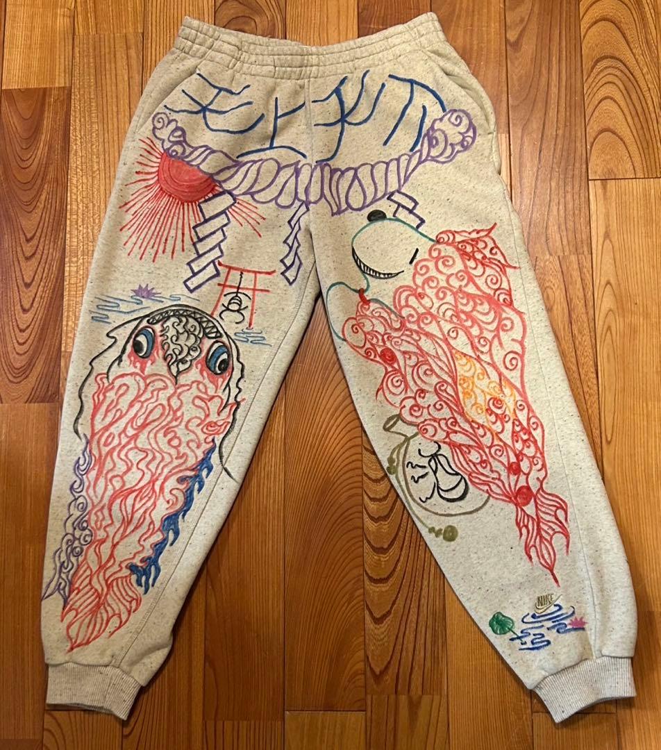 ART 宗教画　スウェットパンツ　両面