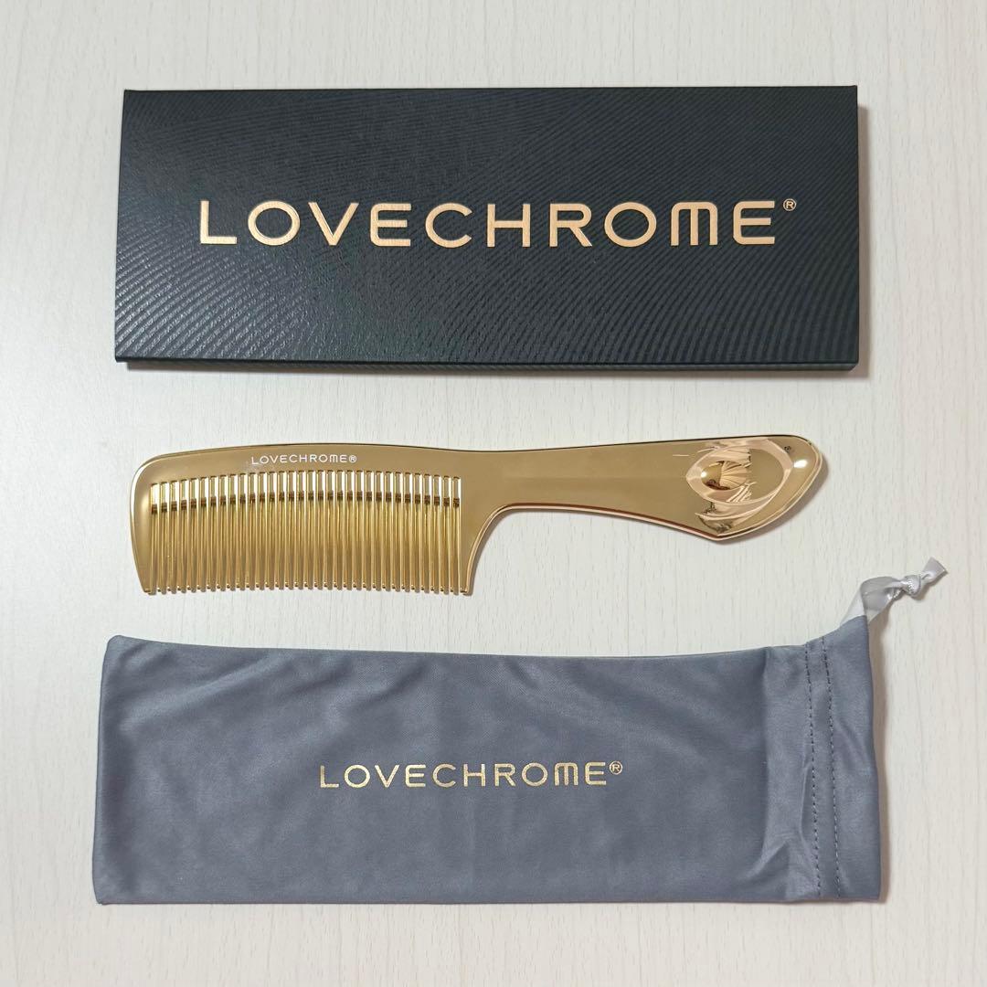 【新品未使用】 LoveChrome コーム ゴールド