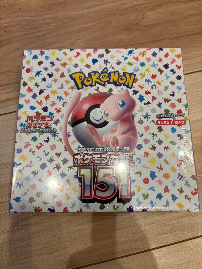 あ*ー様 151 シュリンク付きBOX ポケモンカード ポケモンカードゲーム ポケモンカード151 BOX シュリンク付き 新品 未