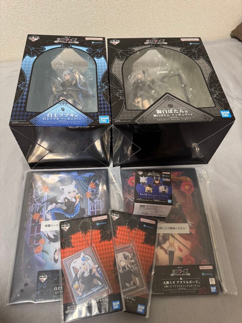 ホロライブ　一番くじ　白上フブキ　ぼたん　フィギュア　アクリルボートまとめ売り