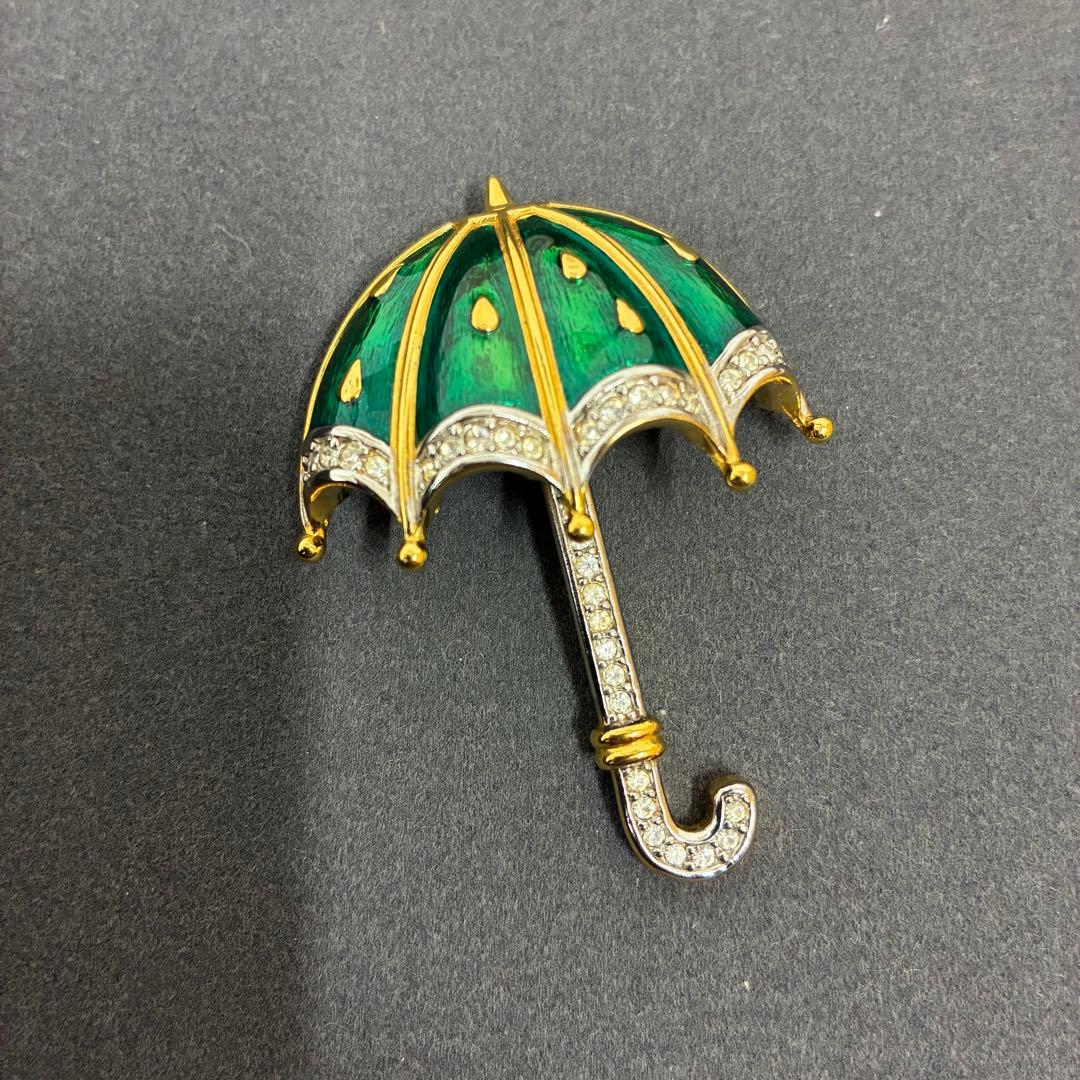 傘のブローチ　BURBERRY Burberry(バーバリー) ワンタッチ開封 折り畳み傘 ユニセックス