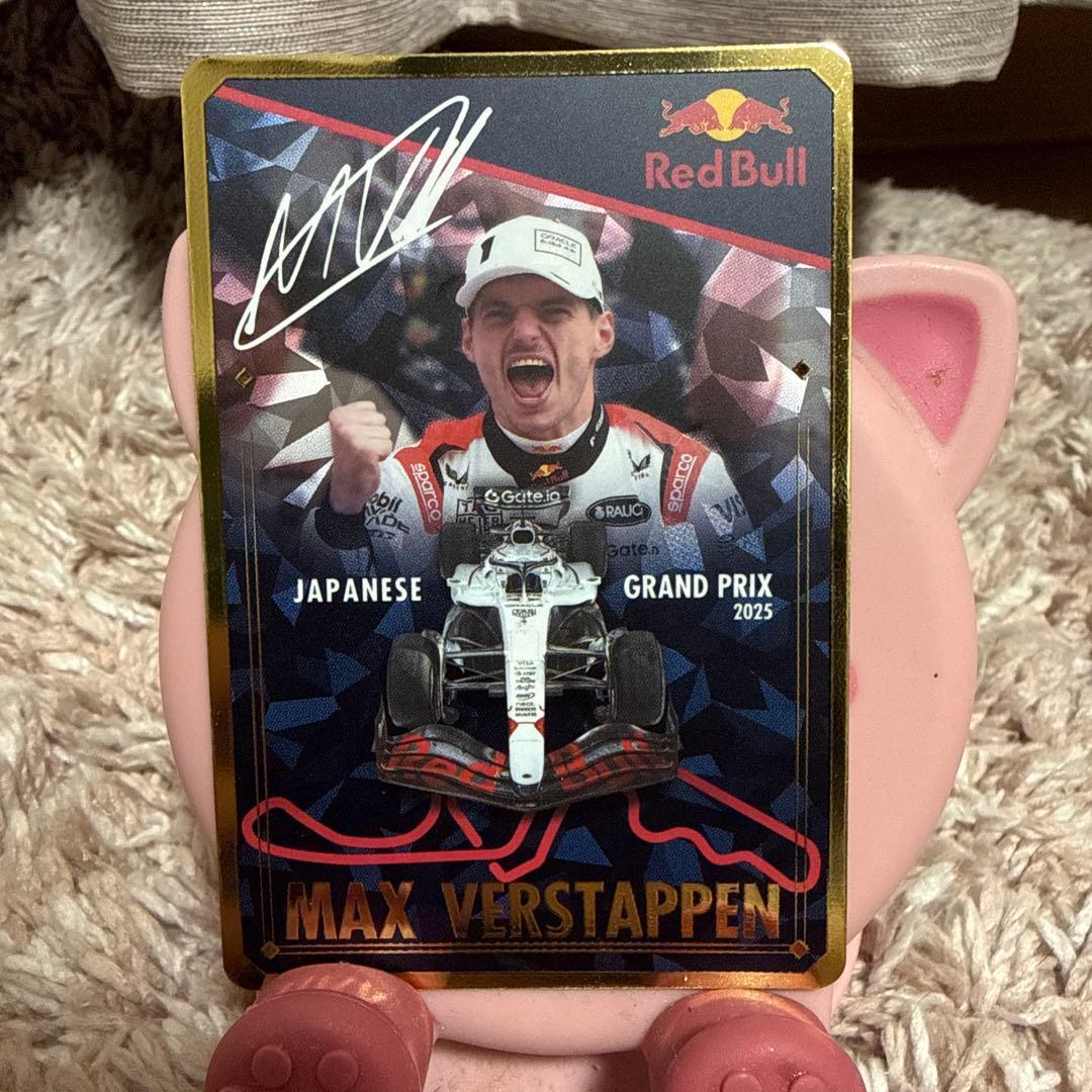 新品】レッドブル マックス・フェルスタッペン サイン カード - メルカリ