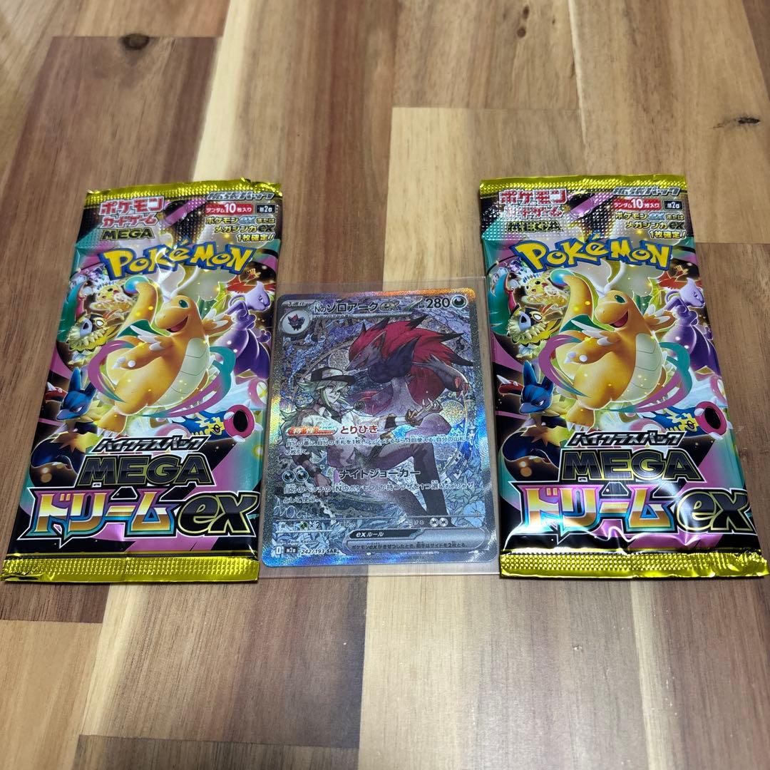 凍*矢様 ポケモンカード Nのゾロアーク ex SAR MEGAドリームex