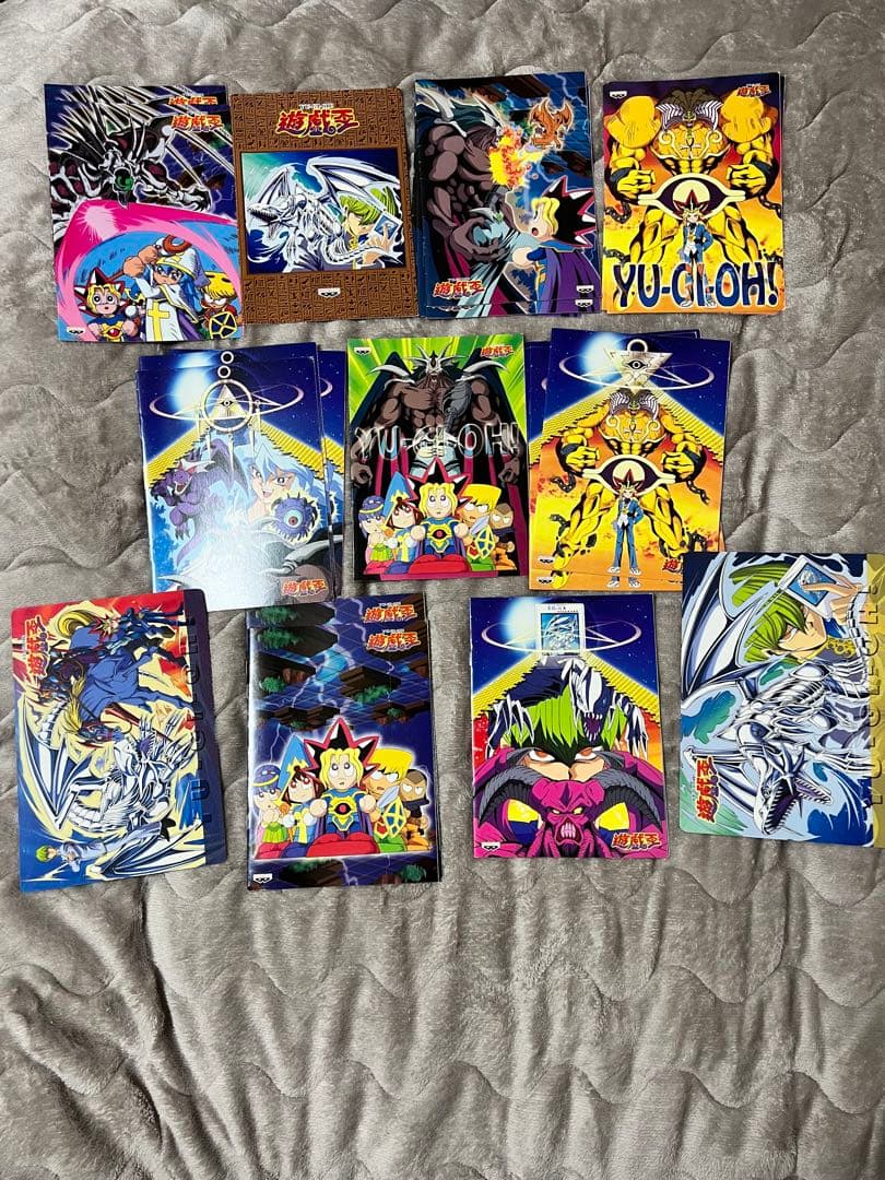 【非売品】【レア】遊戯王　ノート&下敷き　25枚セット　おまけ付　バンプレスト