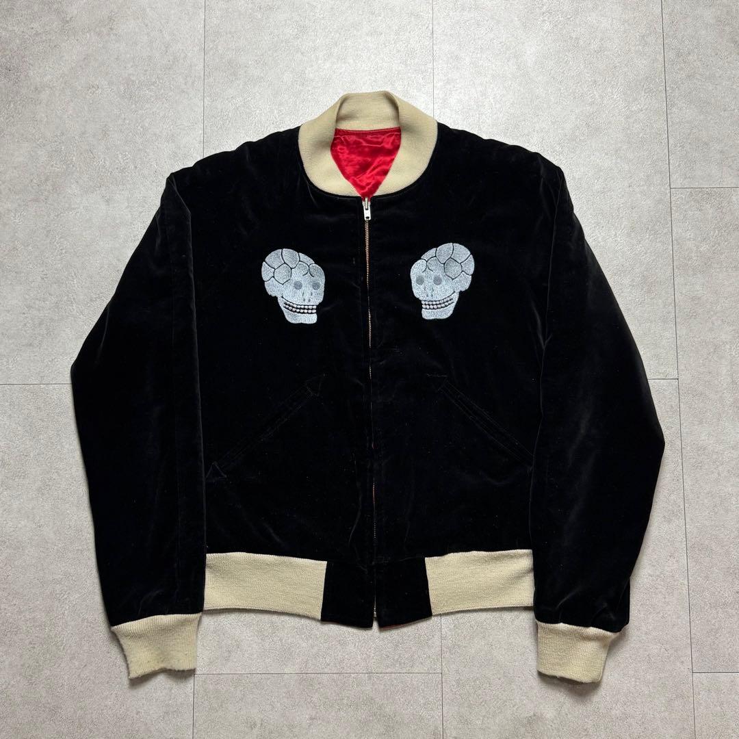 Y's formen ワイズ フォーメン リバーシブルスカジャン 10aw Y's - Y's REVERSIBLE JACKET （BLACK） / リバーシブル スカジャン