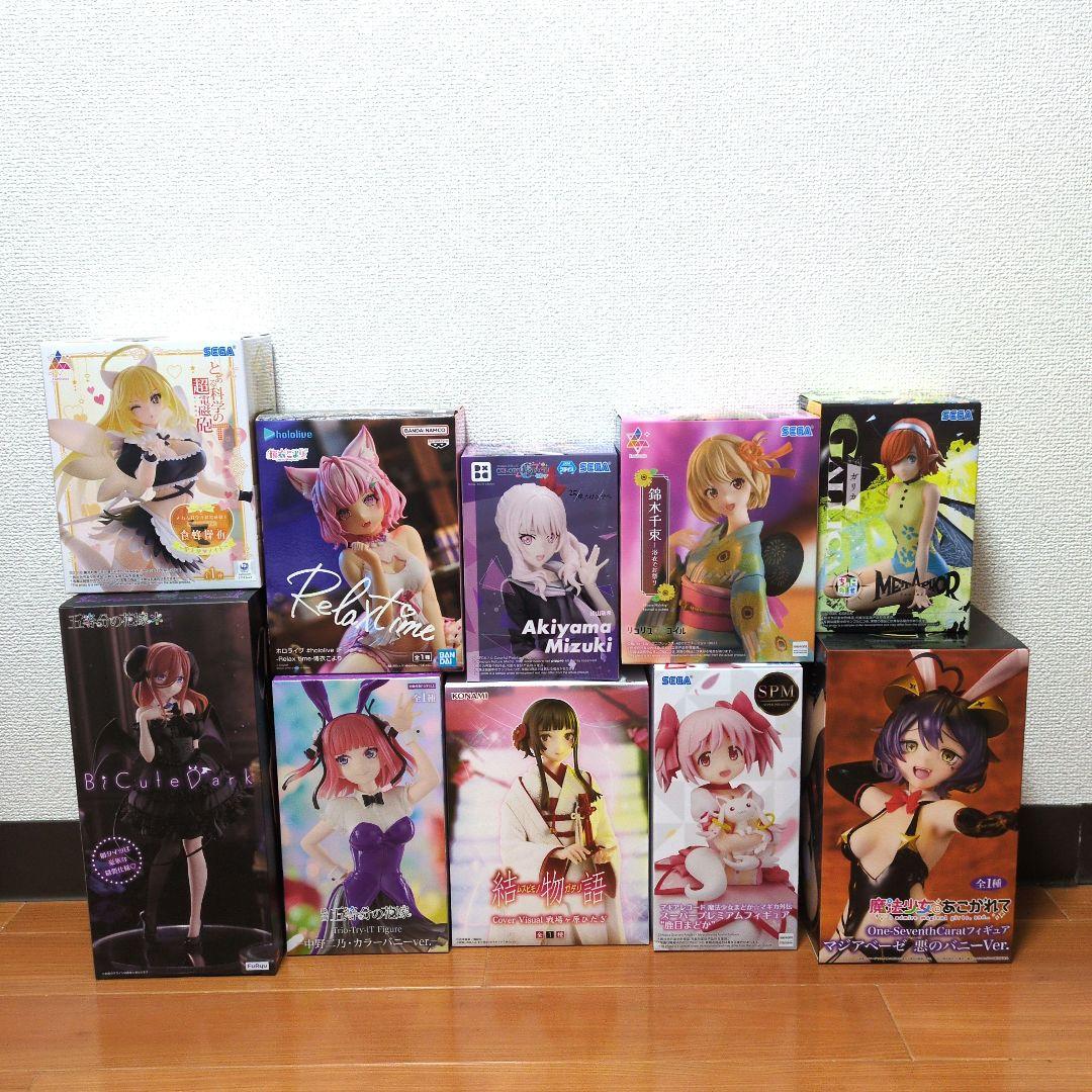 【1点1,000円以下の特価！】アニメフィギュア コレクション10点セット