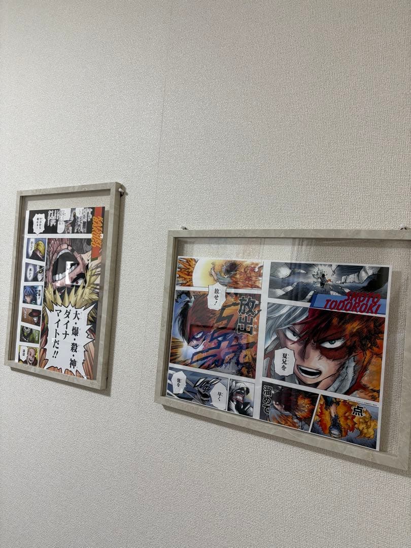 僕のヒーローアカデミア ポスターコレクション 第3段額縁付き3セット