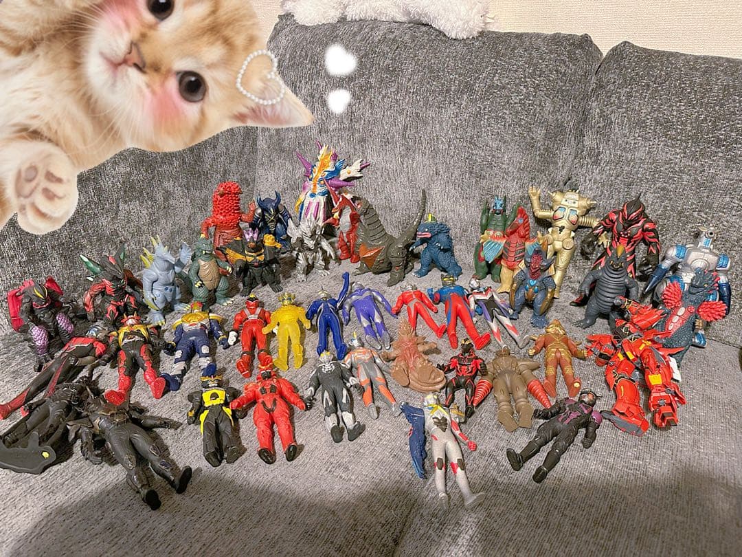 ウルトラマン フィギュア まとめ売り ウルトラマン ソフビ フィギュア まとめ売り レア 限定 86体 - メルカリ