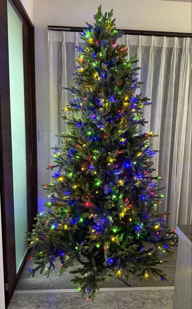 ✨特大✨大型クリスマスツリー2.2.m✨迫力満点！✨キラキラ点滅