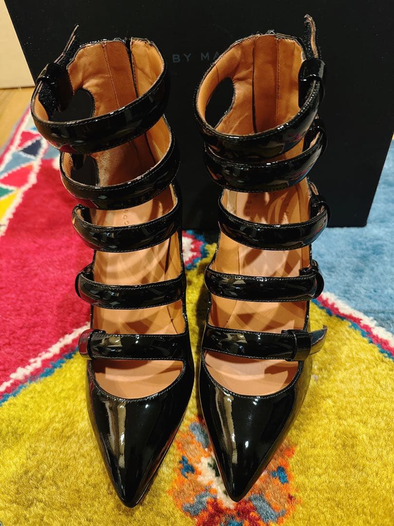 MARC BY MARC JACOBS ブラックハイヒール　サイズ37