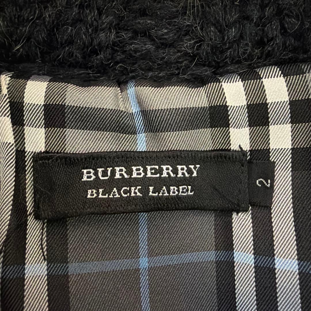 正規品バーバリーブラックレーベルフリースライニング ジップアップ