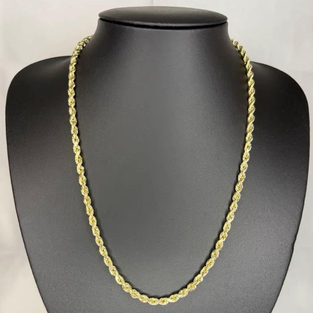 専用　10K Gold Rope Necklace 51cm 4mm