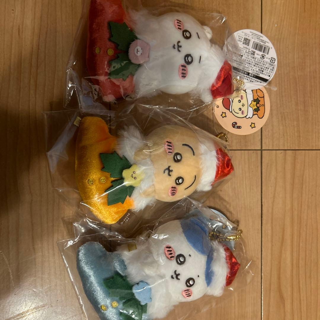 ちいかわオーナメントにもなるマスコット　3点セット