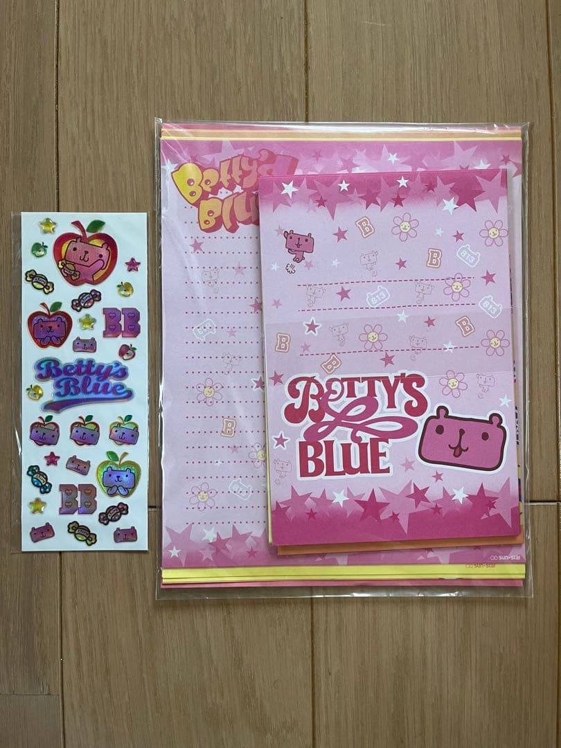 ベティーズブルー エイミーちゃん シール レターセット 平成レトロ