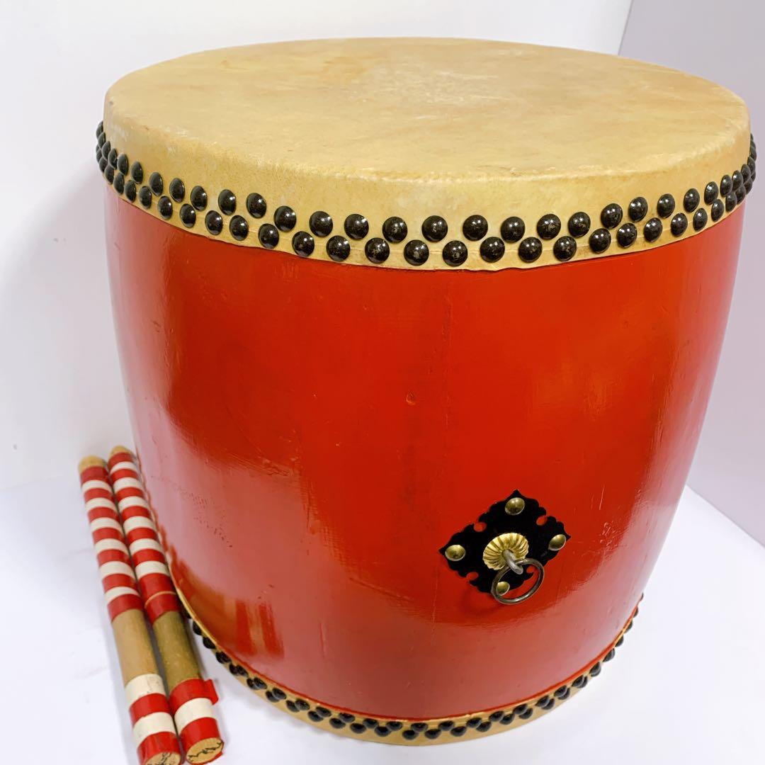 【送料込み】沖縄伝統芸能 エイサー太鼓 大サイズ 直径45cm