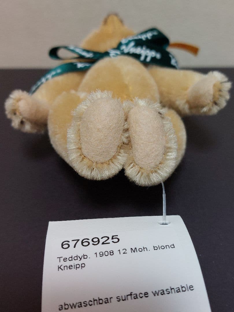 Steiff クナイプオリジナル ミニテディベア (未使用 非売品) 箱付き