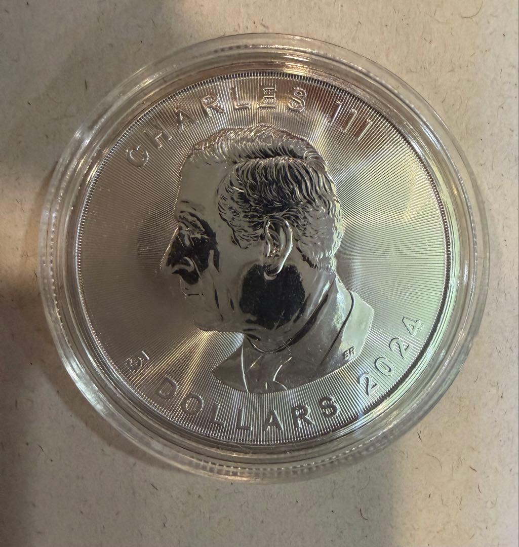 チャールズ3世 5ドル 銀貨 2024年