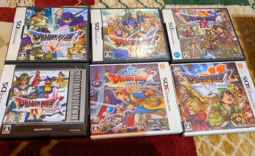 ドラゴンクエストIVⅤⅥⅦⅧⅨセットDS3DS