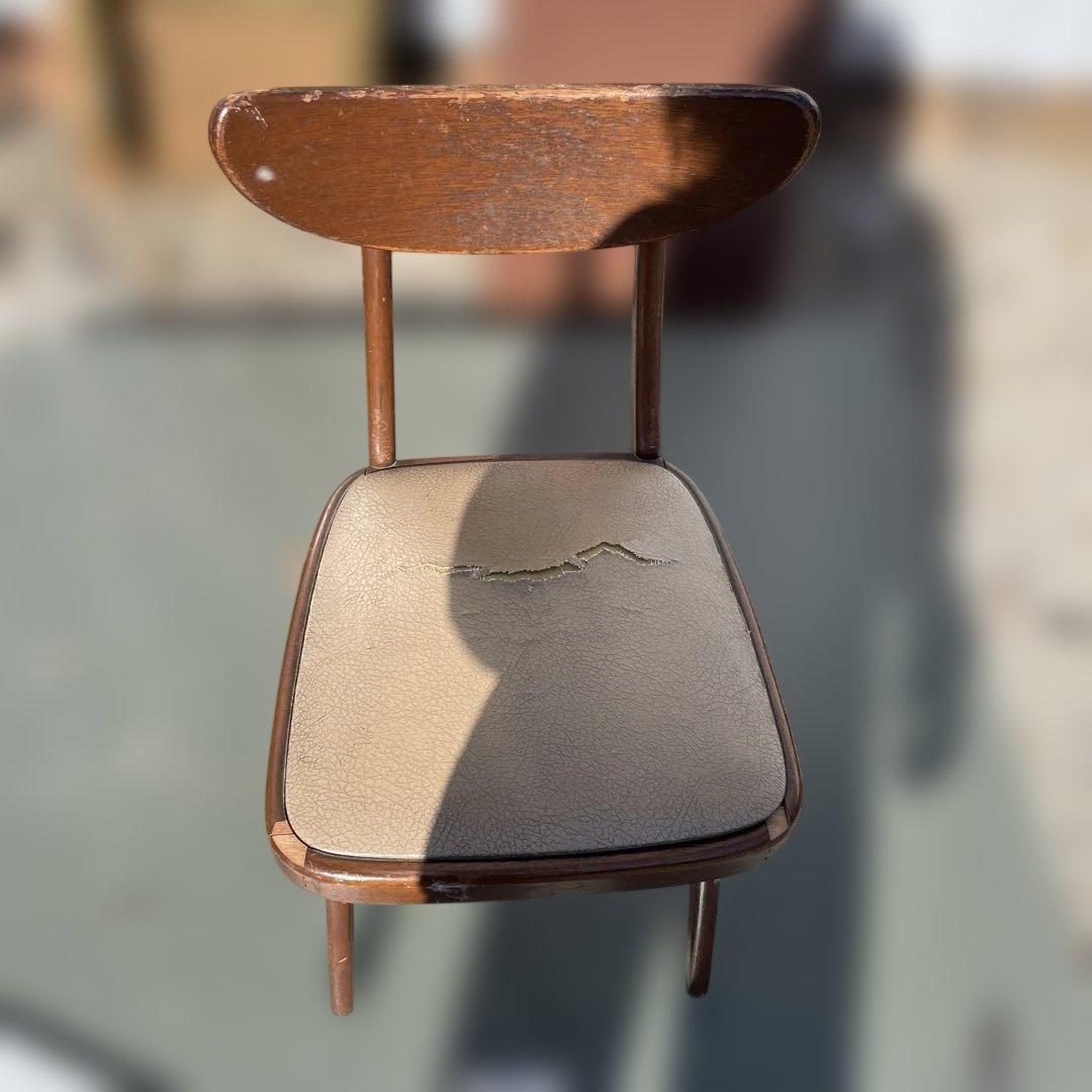 北欧レトロ オールドマルニ デルタチェア ベントウッドチェアー 木製椅子