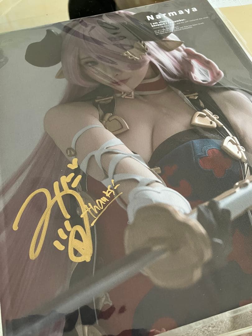 ハイパーメガトンラクエン　ナルメア　みぃこ　コスプレ写真集　サイン付き