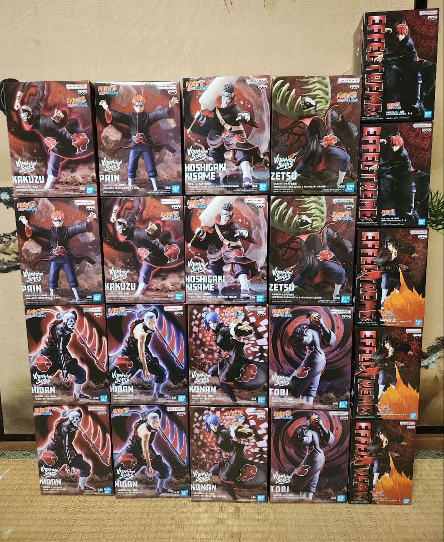 NARUTO VIBRATION STARS フィギュア　暁　全種　まとめ売り