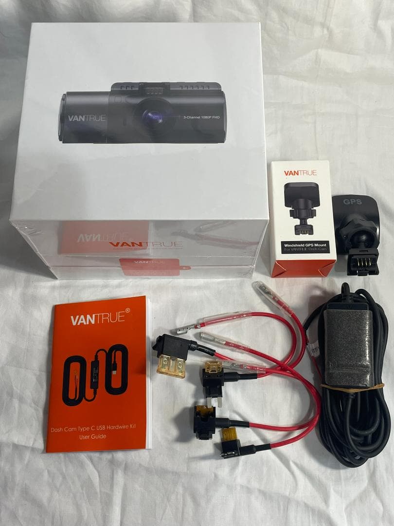 新品 VANTRUE N4 /GPSマウント+直結電源ケーブル中古/ドラレコ Amazon.co.jp: VANTRUE N4 T3 N2S Type C USBポート付きGPSマウント
