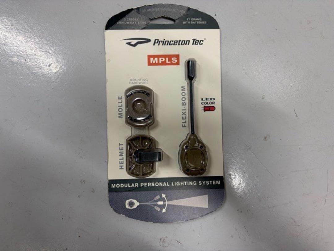 Princeton Tec MPLS ヘルメット ライト pelter se米軍