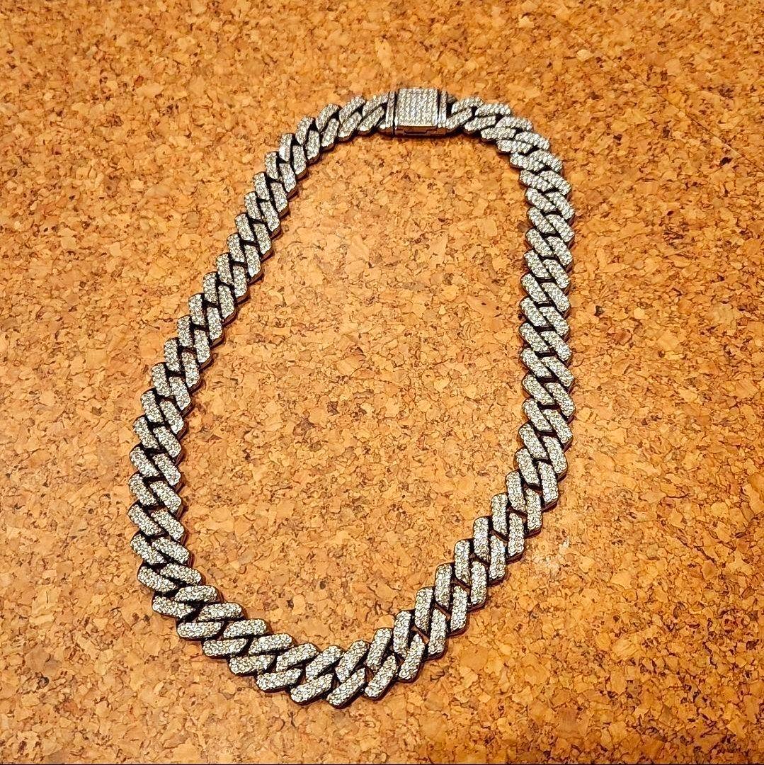 マイアミキューバン ネックレス ブリンブリン - メルカリ