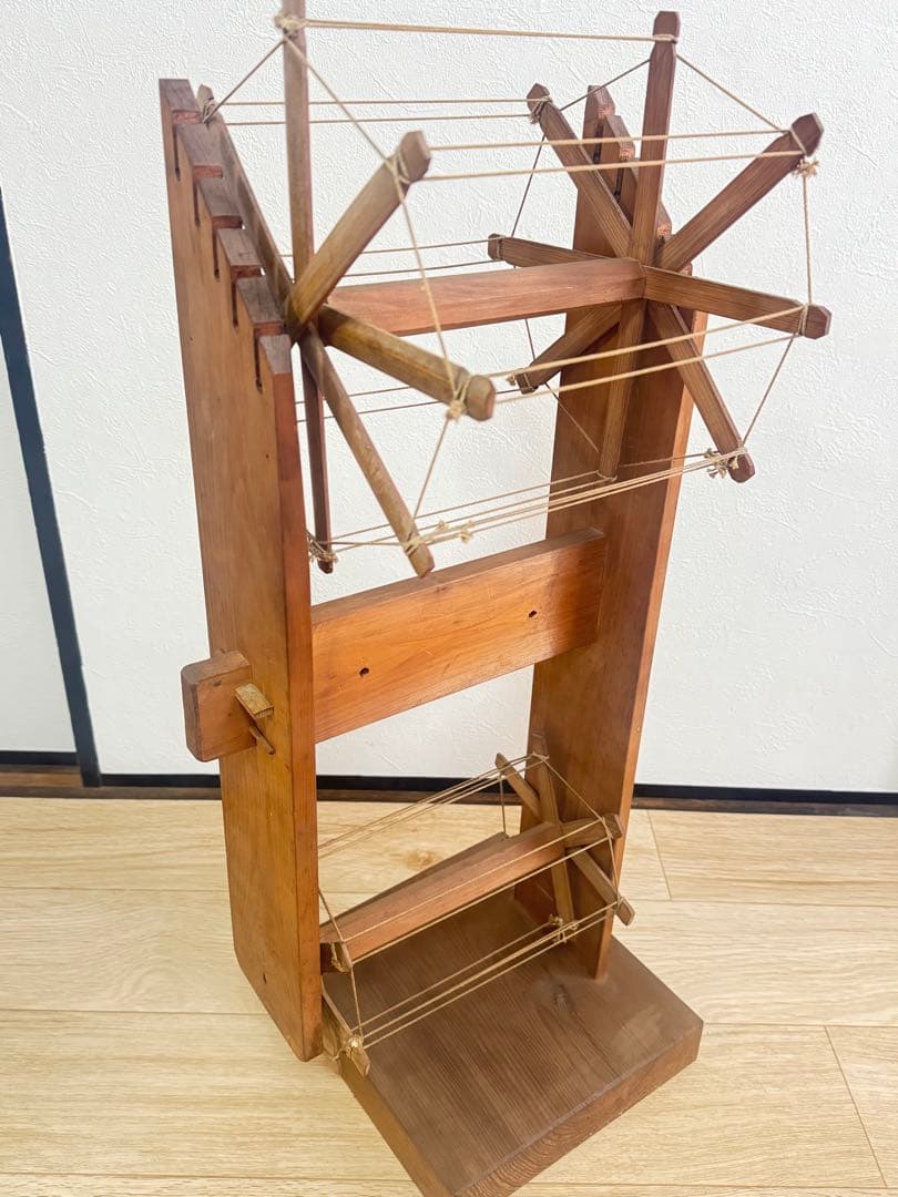 御光台　二重御光台　木製　ヴィンテージ　機織り　御光　貴重品　五光台