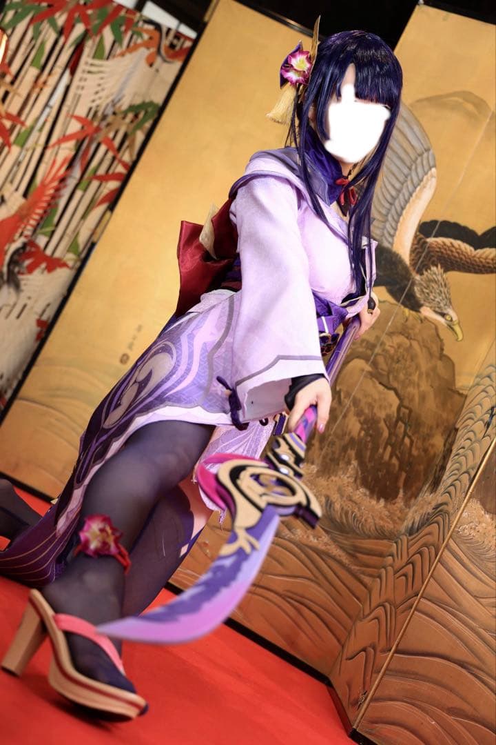 【※大幅値下げ】原神　雷電将軍　コスプレ一式　武器込み