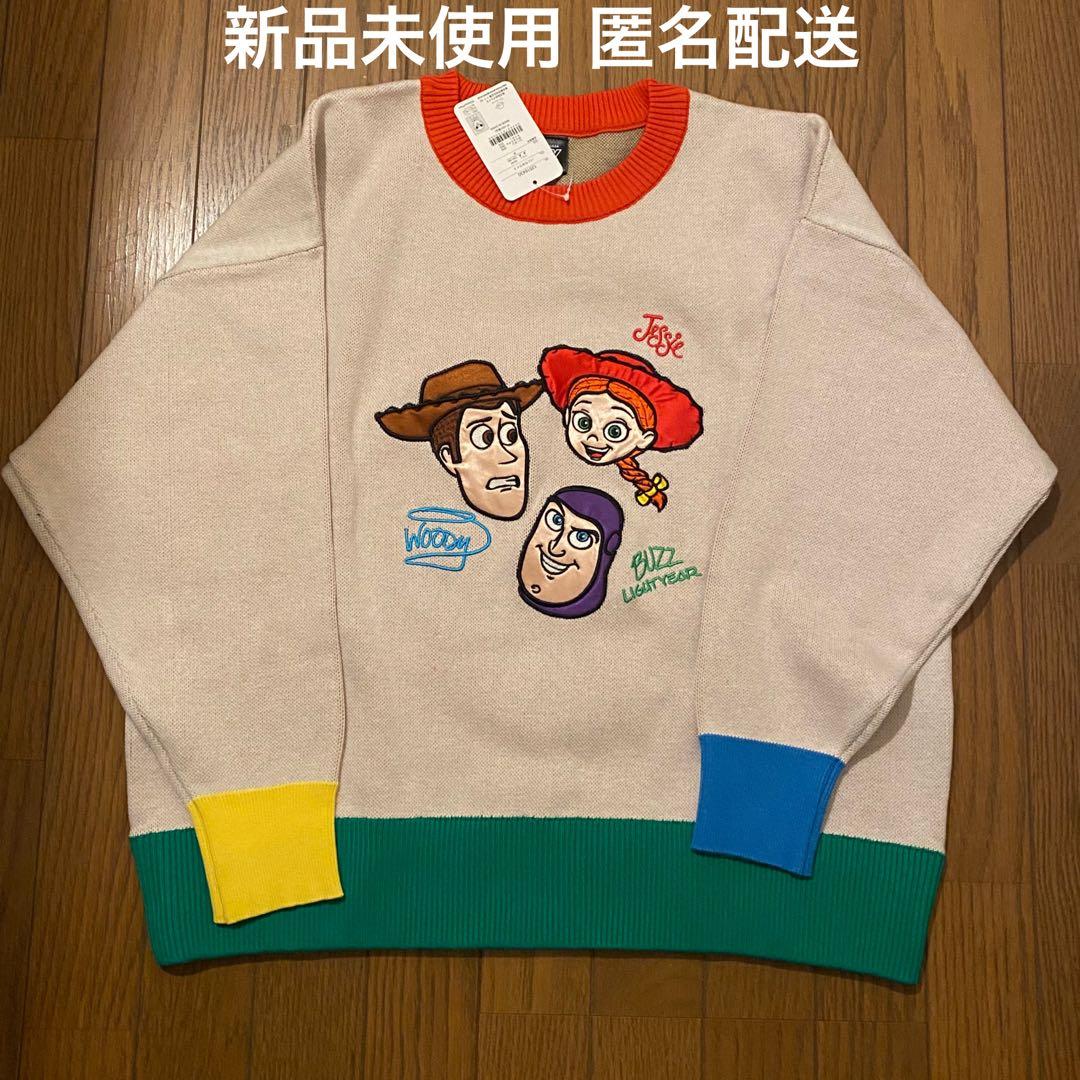 TOY STORY トイ・ストーリー プルオーバー ニット バニラホワイト M