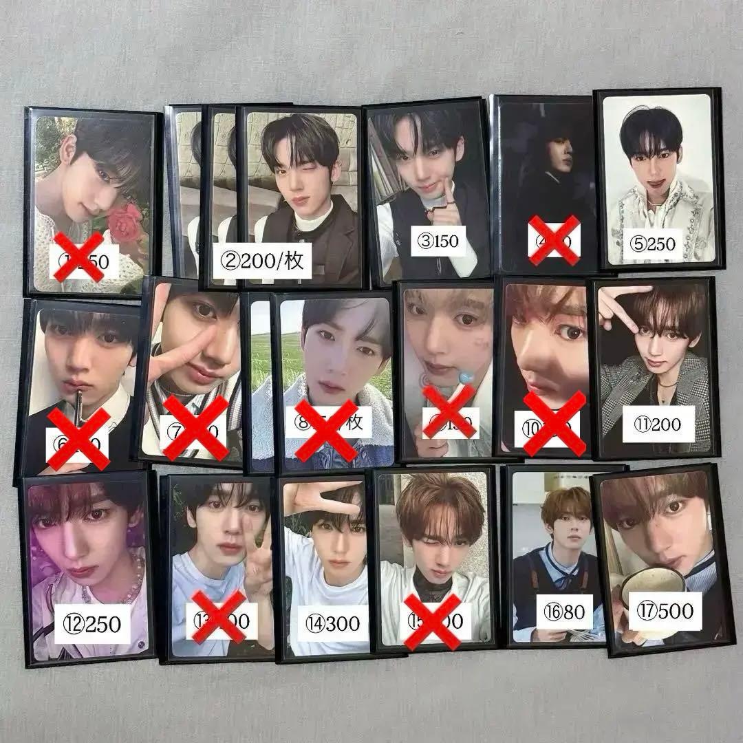 ZEROBASEONE ゼベワン ハンユジン トレカ 特典トレカ バラ売り