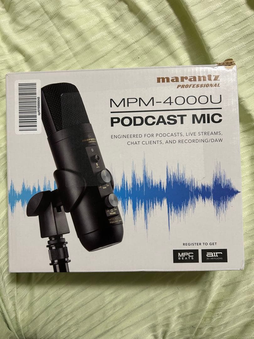 Marantz MPM-4000U ポッドキャストマイク ポッドキャスト用のマイクを購入 marantz MPM-4000U | アラフィフまつ