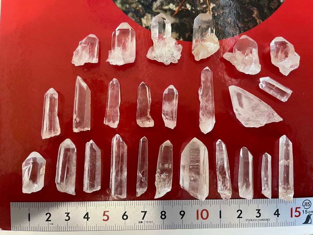 【国産鉱物】乙女鉱山産　水晶たくさんセット　ラスト レア！山梨県乙女鉱山産 水晶