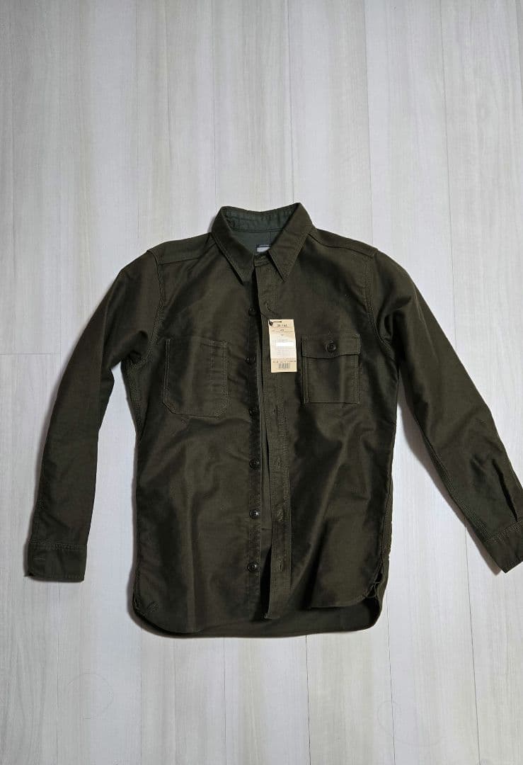 桃太郎ジーンズ モールスキン 長袖シャツ