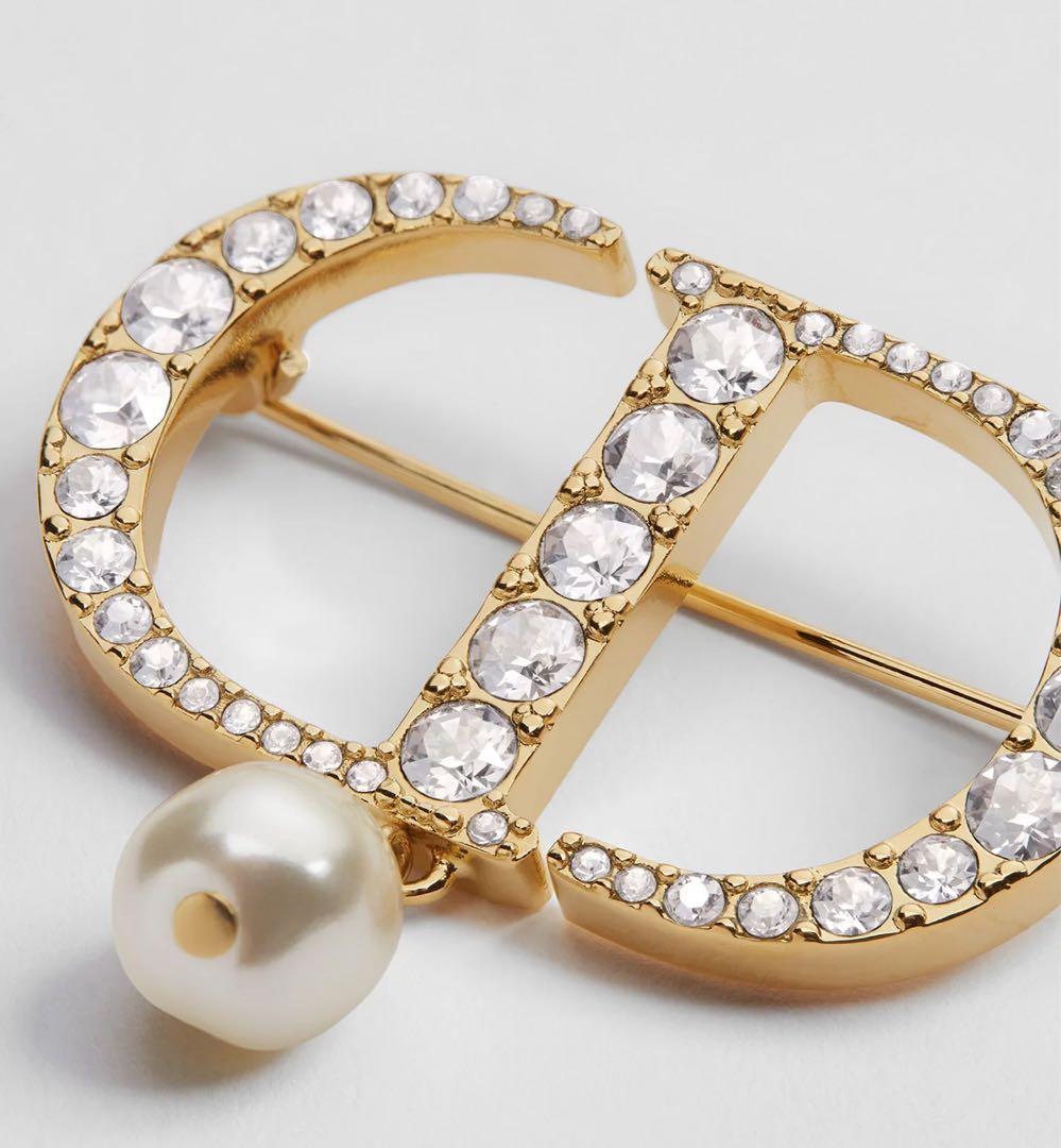 Dior クリスタル装飾ブローチ Dior（ディオール）ブローチ／ヴィンテージ・コスチュームジュエリー