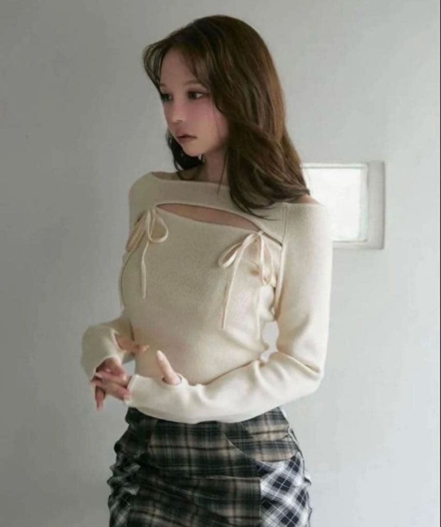 トップス ANDMARY Bebe knit tops