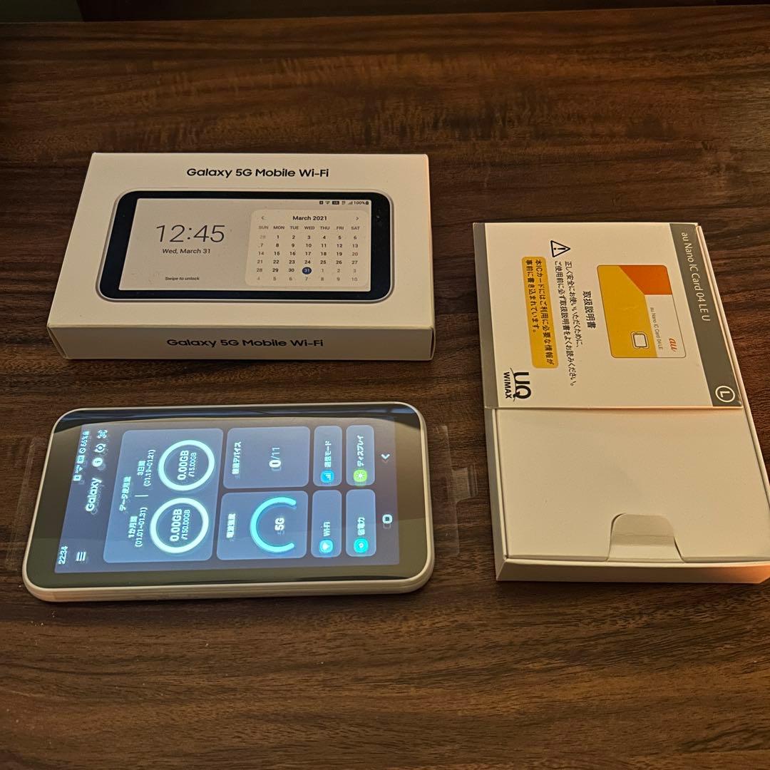 Galaxy 5G Mobile Wi-Fi モバイルルーター 付属品フル完備 Galaxy 5G mobile Wi-Fi スペック詳細