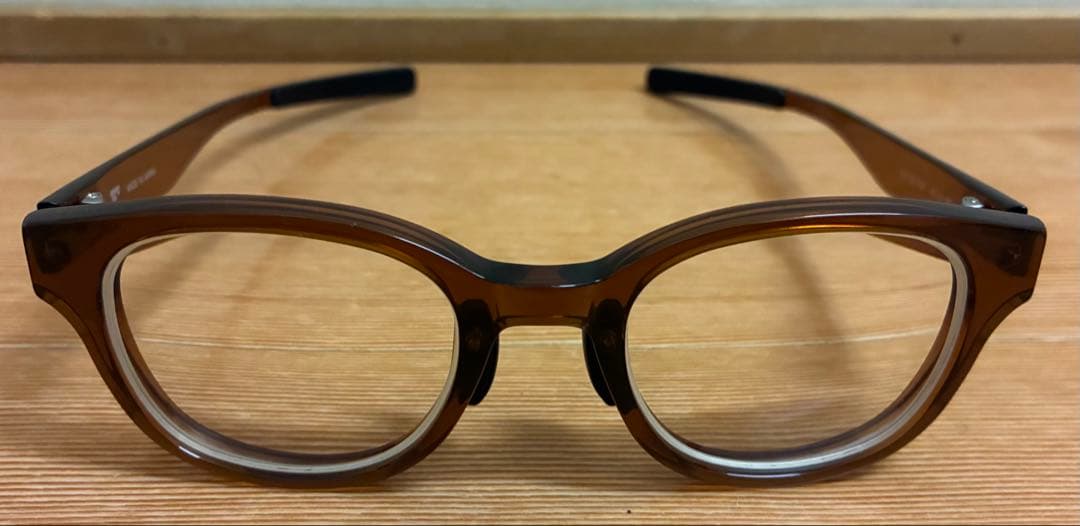 超軽量アウトドア眼鏡F ウェリントン FJP-03実測24g中古美品！送料込み！