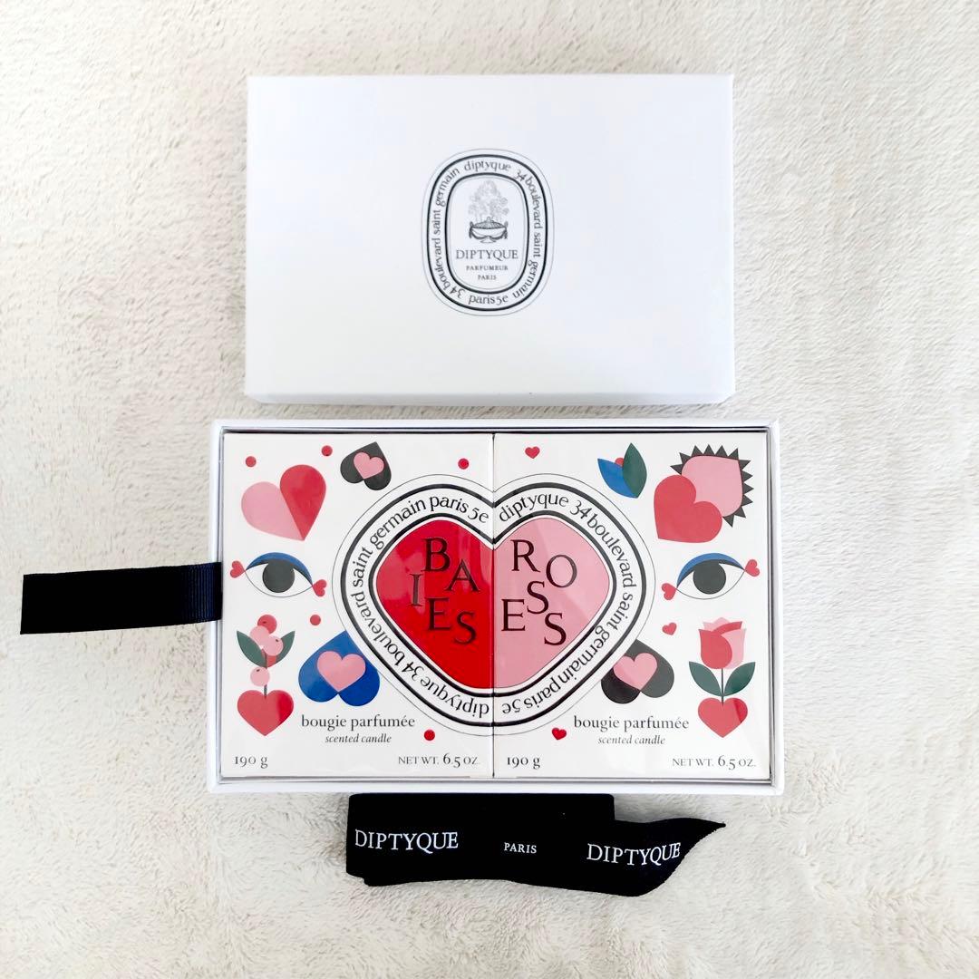 diptyque 限定デュオ クラシックキャンドル ベ ローズ 190g×２ Roses（ローズ） - クラシックキャンドル | Diptyque Paris