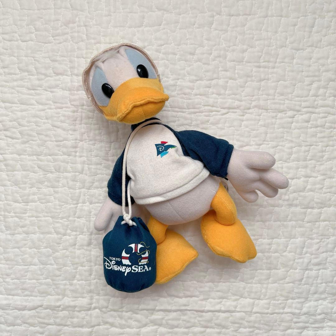 DISNEY SEA ディズニーシー　ドナルドダック ぬいぐるみ ドナルドダック ぬいぐるみ 東京ディズニーシー 公式品 5周年記念品
