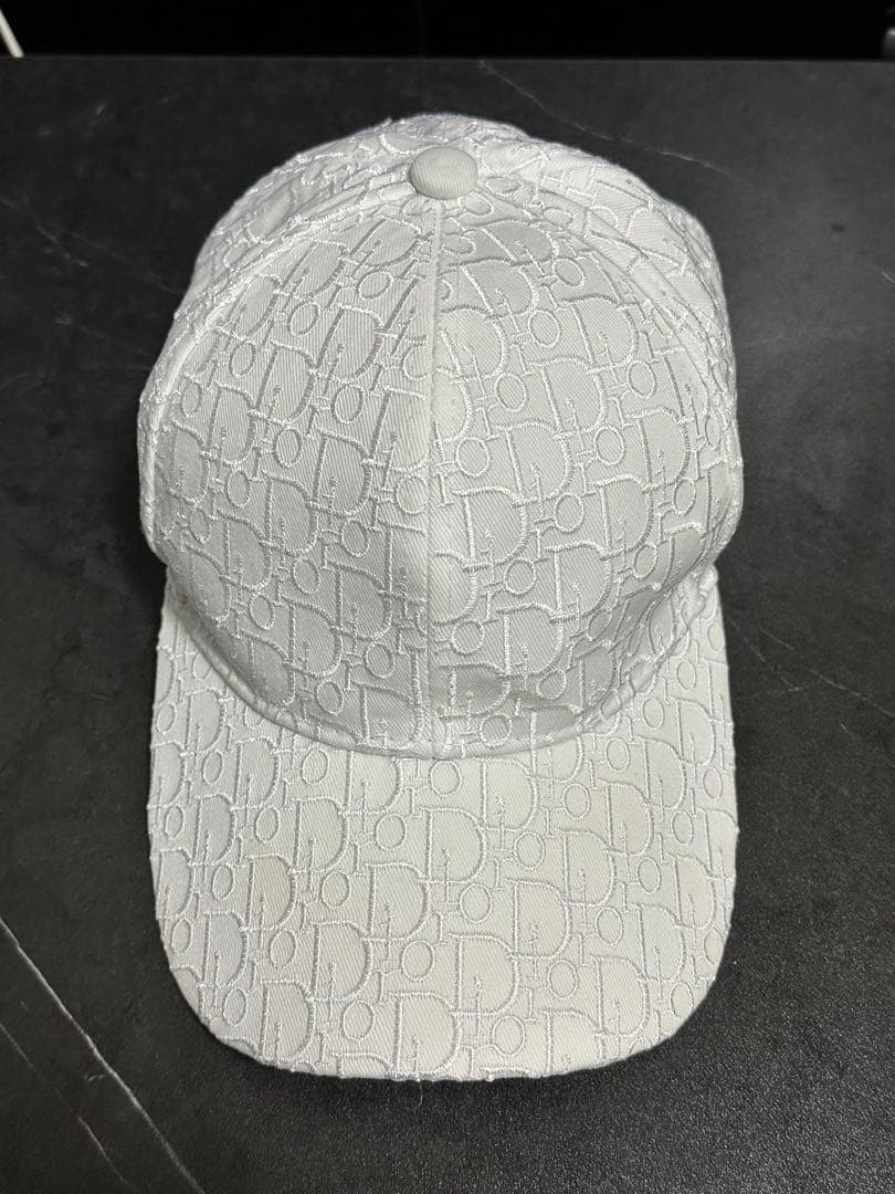 た*ん様 Christian Dior ホワイト ベースボールキャップ