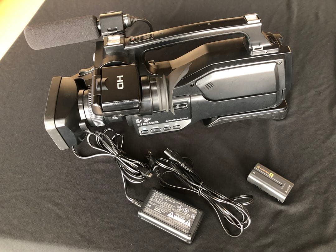 AVCHDカムコーダー SONY HXR-MC2000J 動作品 大型ケース付き