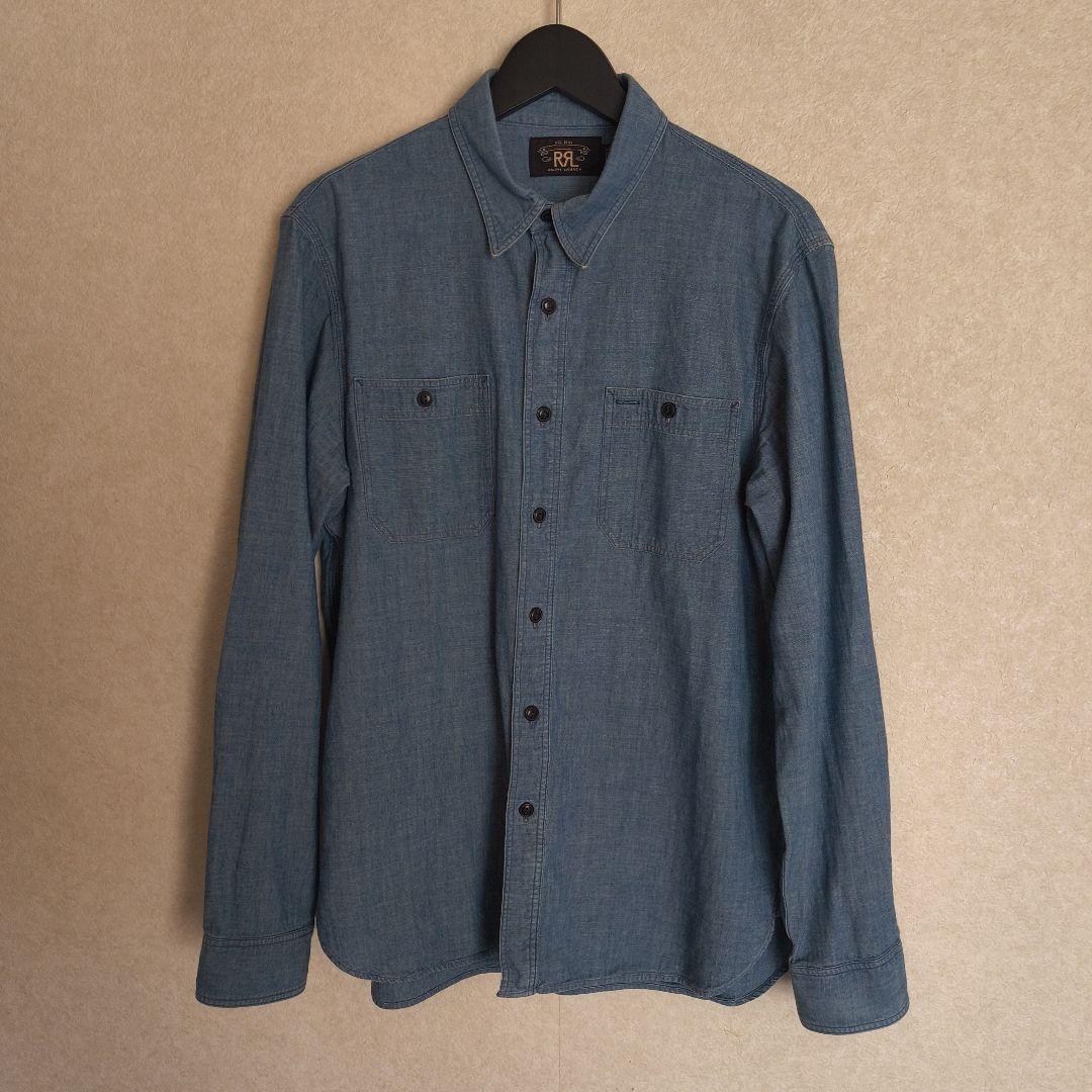 RRL Ralph Lauren　ダブルアールエル 　シャンブレーワークシャツ ワークシャツ｜Double RL(ダブル アール エル)｜Ron Herman