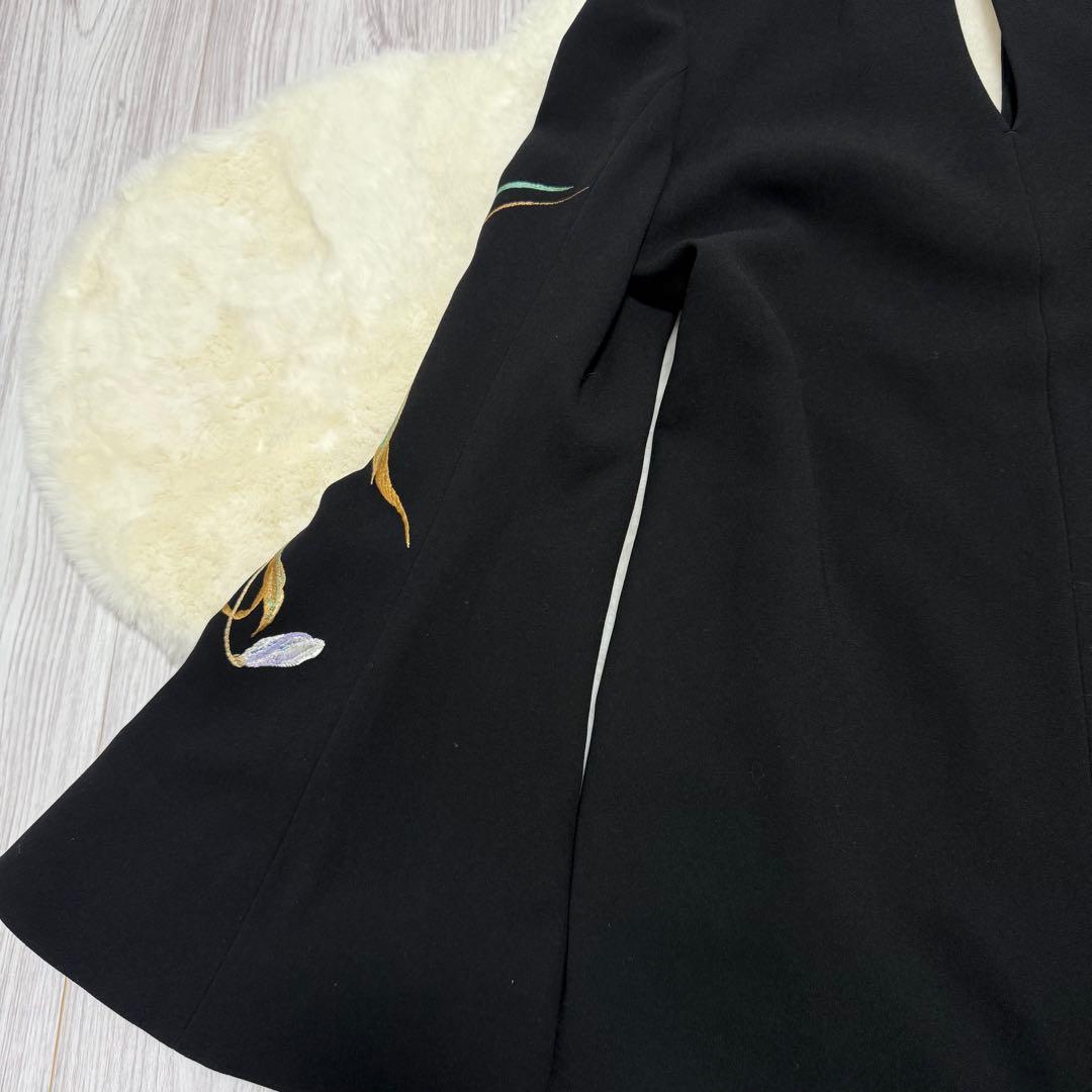 美品 mame kurogouchi 百合刺繍ブラウス size1 BLACK - メルカリ