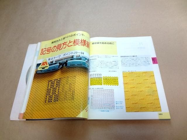 ☆ 絵を見てわかる 機械あみ上達101のポイント 日本ヴォーグ社