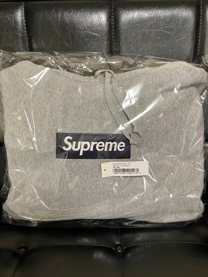 トップス Box Logo Hooded Sweatshirt Heather Grey Supreme Box Logo Hooded Sweatshirt XXL Heather Grey シュプリーム