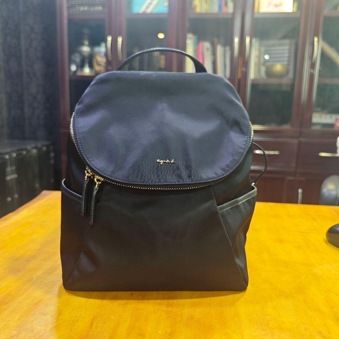 VOYAGE FEMME バックパック リュック ブラック agnès b.